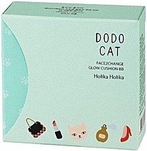 Podkład w poduszeczce cushion - Holika Holika Face 2 Change DoDo Cat Glow Cushion — Zdjęcie N3