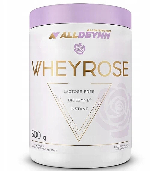 Białko z enzymami trawiennymi Czekolada - AllNutrition AllDeynn WheyRose Chocolate — Zdjęcie N1