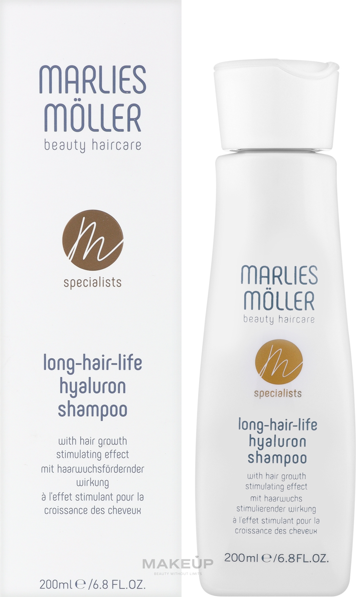 Szampon do włosów - Marlies Moller Specialist Long-Hair-Life Hyaluron Shampoo — Zdjęcie 200 ml