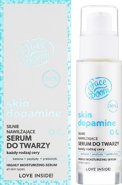 Nawilżające serum do twarzy - FaceBoom Skin Dopamine Serum Do Twarzy — Zdjęcie N2