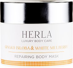 Naprawcza maska do ciała - Herla Luxury Body Care Gingko Biloba & White Mulberry Repairing Body Mask — Zdjęcie N2