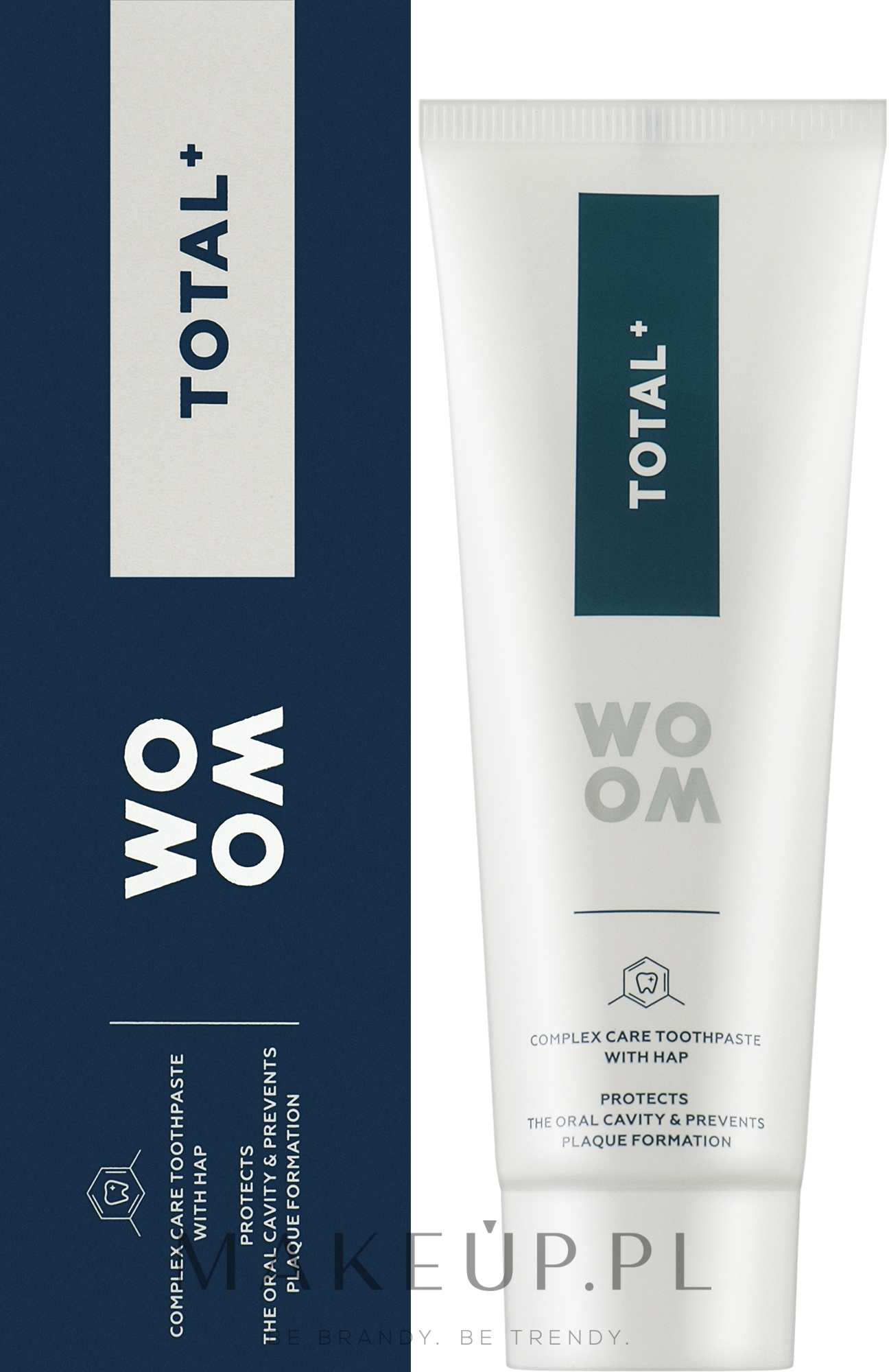 Pasta do kompleksowej pielęgnacji zębów - Woom Total+ Comprehensive Care Toothpaste — Zdjęcie 75 ml