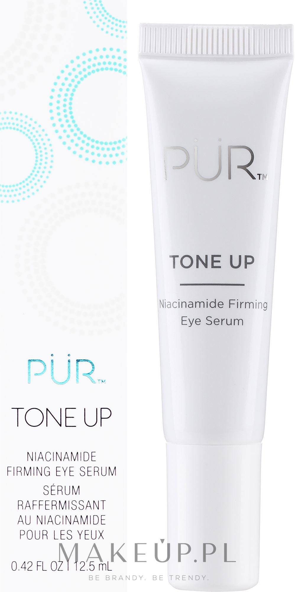 Ujędrniające serum pod oczy z niacynamidem - PUR Tone Up Niacinamide Firming Eye Serum — Zdjęcie 12.5 ml