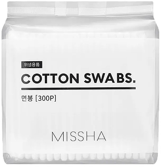 Waciki kosmetyczne, 300 szt. - Missha Cotton Swabs 300P — Zdjęcie N1
