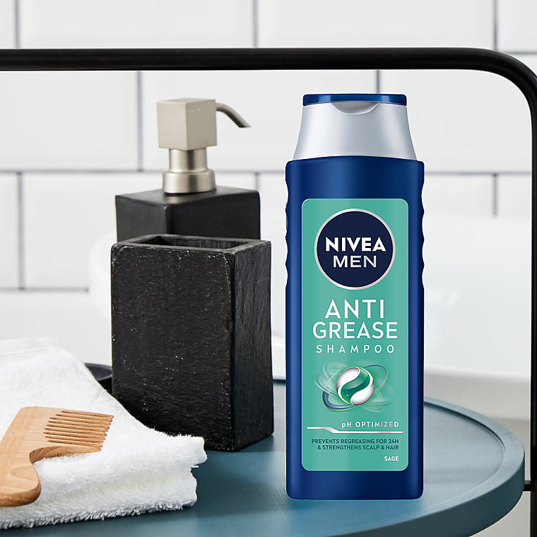 Szampon do włosów - NIVEA MEN Anti Grease Shampoo — Zdjęcie N3