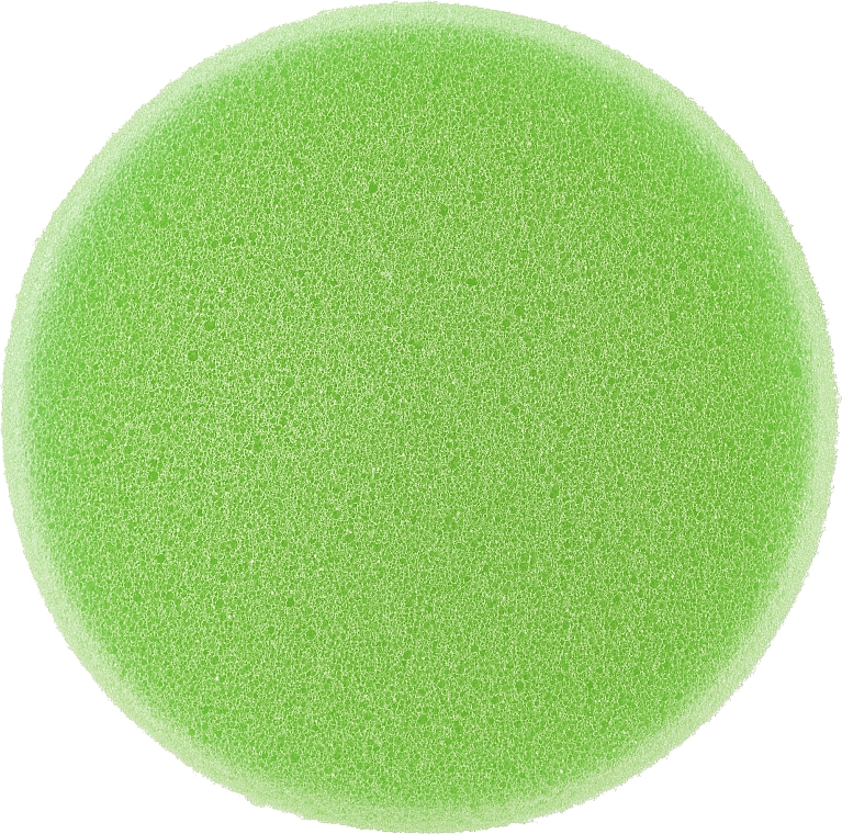 Gąbka do kąpieli, okrągła, zielona - Ewimark — Zdjęcie N1