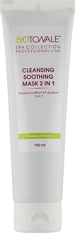 Oczyszczająca i łagodząca maseczka do twarzy 2 w 1 - Biotonale Cleansing Soothing Mask 2 in 1 — Zdjęcie N1
