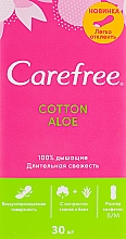 Kup Wkładki higieniczne z ekstraktem z aloesu, 30 szt. - Carefree Cotton Aloe