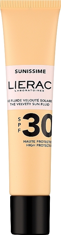 Fluid przeciwsłoneczny do twarzy - Lierac Sunissime The Velvety Sun Fluid SPF30 — Zdjęcie N1