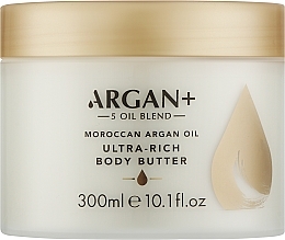 Ultra bogate masło do ciała z olejkiem marokańskim i olejkiem arganowym - Argan+ Argan Oil infused Ultra Rich Body Butter  — Zdjęcie N1