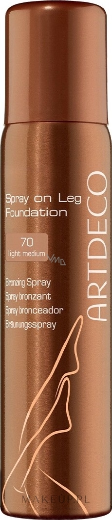 Brązujący spray do nóg - Artdeco Spray on Leg Foundation — Zdjęcie 70 - Light/Medium