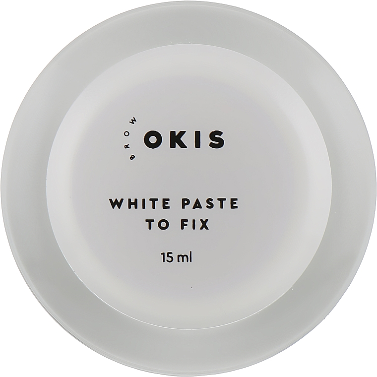 Biała pasta do brwi - Okis Brow White Paste To Fix — Zdjęcie N3