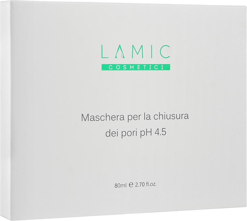 Maska do zamykania porów - Lamic Cosmetici Maschera Per La Chiusura Dei Pori Ph 4.5 — Zdjęcie N1