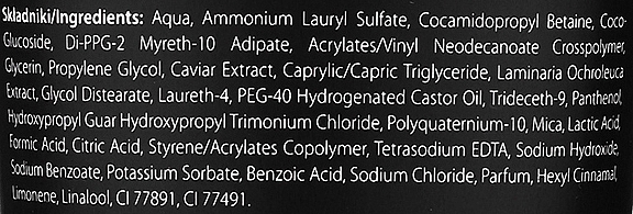 Intensywnie regenerujący szampon do włosów Złote algi i kawior - Biovax Glamour Caviar — Zdjęcie N3