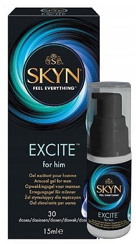 Żel stymulujący dla mężczyzn - Unimil Skyn Feel Everything Excite For Him — Zdjęcie N1