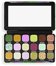 Paleta cieni do powiek - Makeup Revolution Forever Flawless Astro Nova Green Eyeshadow Palette — Zdjęcie N2