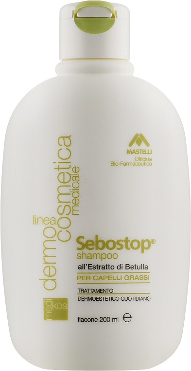 Szampon do włosów przetłuszczających się - Mastelli Sebostop Shampoo Capelli Grassi — Zdjęcie N4