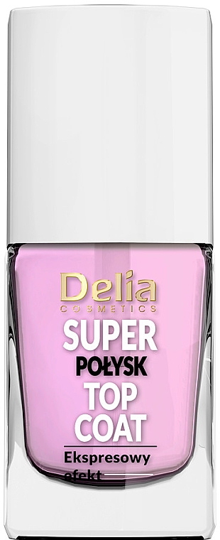 Top coat Super połysk - Delia Super Gloss Top Coat — Zdjęcie N3