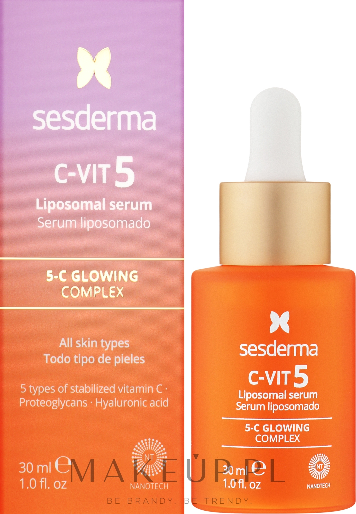 Rozświetlające serum do twarzy - SesDerma Laboratories C-Vit 5 Liposome Serum — Zdjęcie 30 ml