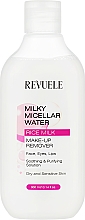 Kup Płyn micelarny do demakijażu z mleczkiem ryżowym - Revuele Micellar Water With Rice Milk