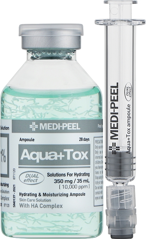 Nawilżające serum do twarzy - MEDIPEEL Blue Aqua Calming Ball Ampoule — Zdjęcie N1