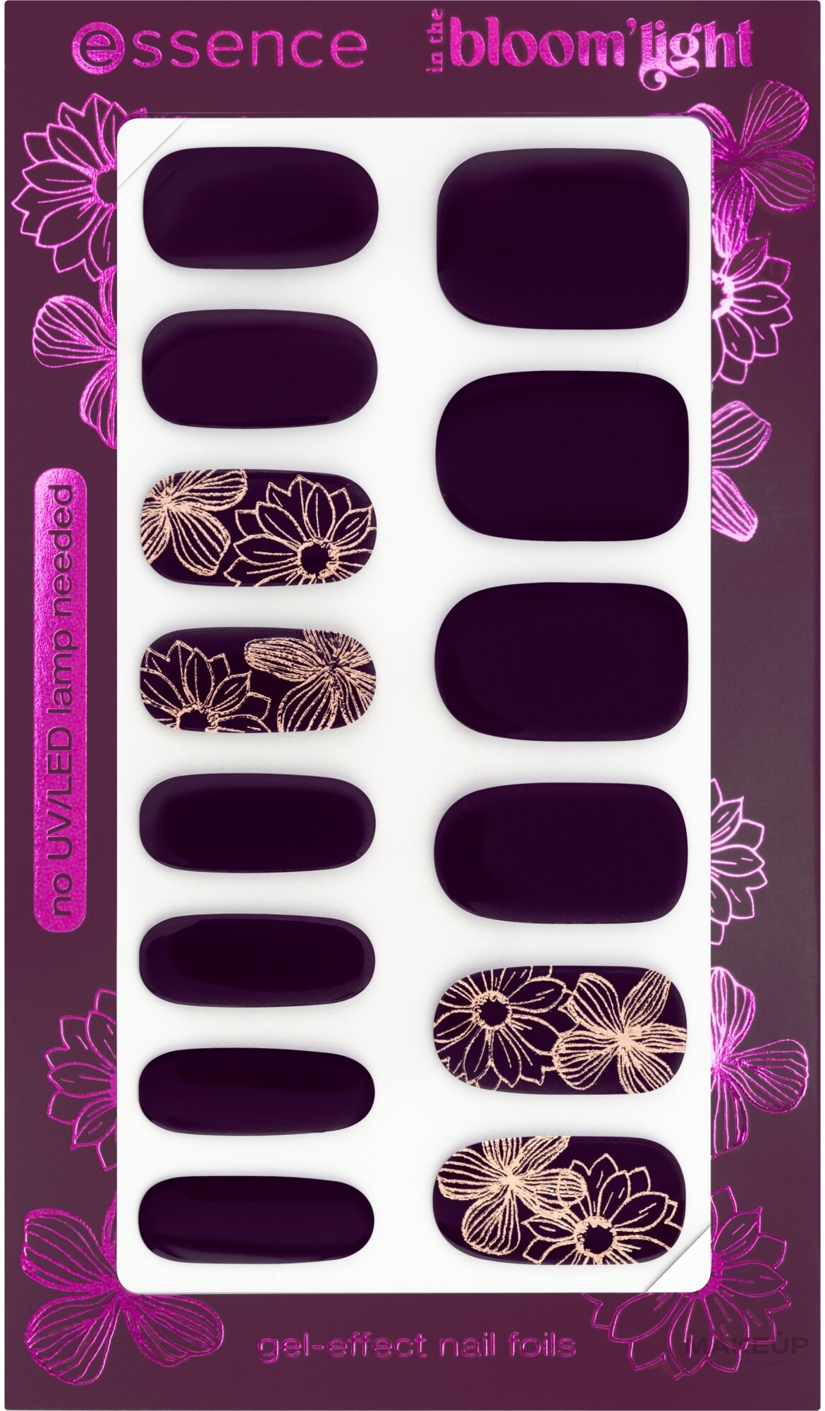 Folia do stylizacji paznokci - Essence In The Bloom'light Gel-Effect Nail Foils — Zdjęcie 01 - Moonflowers Are My Favorite