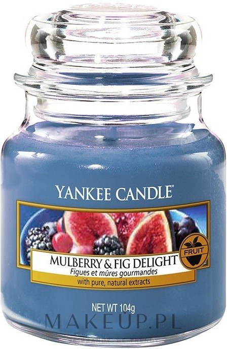 Świeca zapachowa w słoiku - Yankee Candle Mulberry And Fig Delight — Zdjęcie 104 g