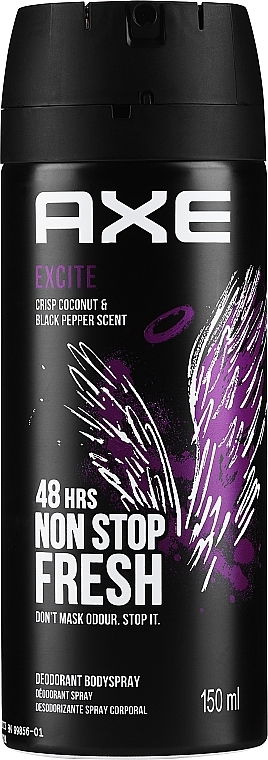 Perfumowany dezodorant z atomizerem - Axe Excite Deodorant Body Spray — Zdjęcie N1
