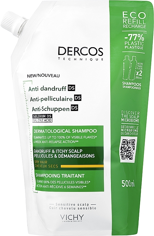 Szampon do włosów - Vichy Dercos Anti-Dandruff Ds Shampoo — Zdjęcie N1