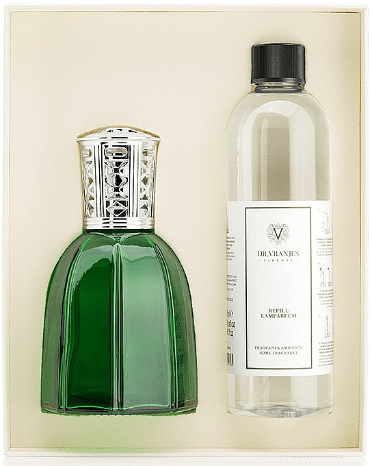 Zestaw - Dr. Vranjes Lamparfum Verde (aroma/lamp/1pcs + refill/500ml) — Zdjęcie N1