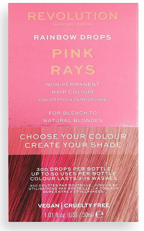 Tonująca farba do włosów - Makeup Revolution Rainbow Drops — Zdjęcie N2