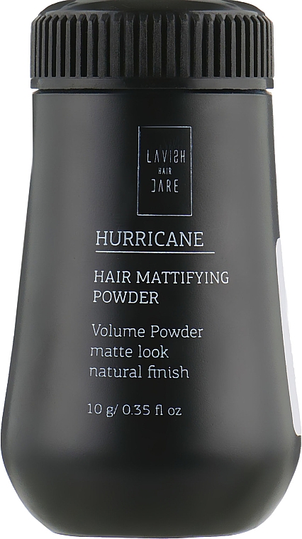 Puder zwiększający objętość dla mężczyzn - Lavish Care Hurricane Hair Mattifying Powder — Zdjęcie N1