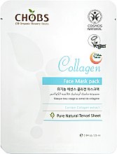 Kup Ujędrniająca maska na tkaninie do twarzy Kolagen - CHOBS Collagen Face Mask Pack