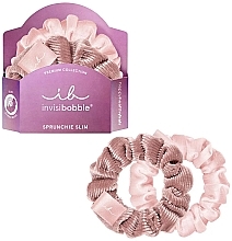 Elastyczna gumka do włosów - Invisibobble Sprunchie Slim Premium La Vie En Rose — Zdjęcie N1