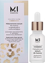 Hialuronowe serum do twarzy - Marion MI Golden Glow Hyaluronic Face Serum — Zdjęcie N2