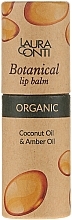 PRZECENA! Balsam do ust Olej kokosowy i olej bursztynowy - Laura Conti Botanical Lip Balm * — Zdjęcie N3