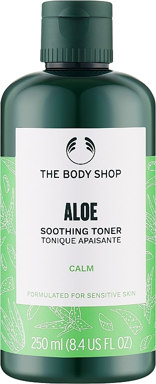 Kojący tonik do twarzy z aloesem - The Body Shop Aloe Soothing Toner  — Zdjęcie N1