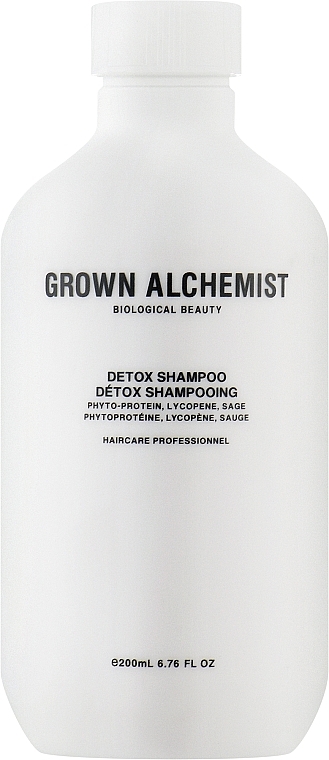 Detoksujący szampon do włosów - Grown Alchemist Detox Shampoo Hydrolyzed Silk Protein & Black Pepper & Sage — Zdjęcie N1