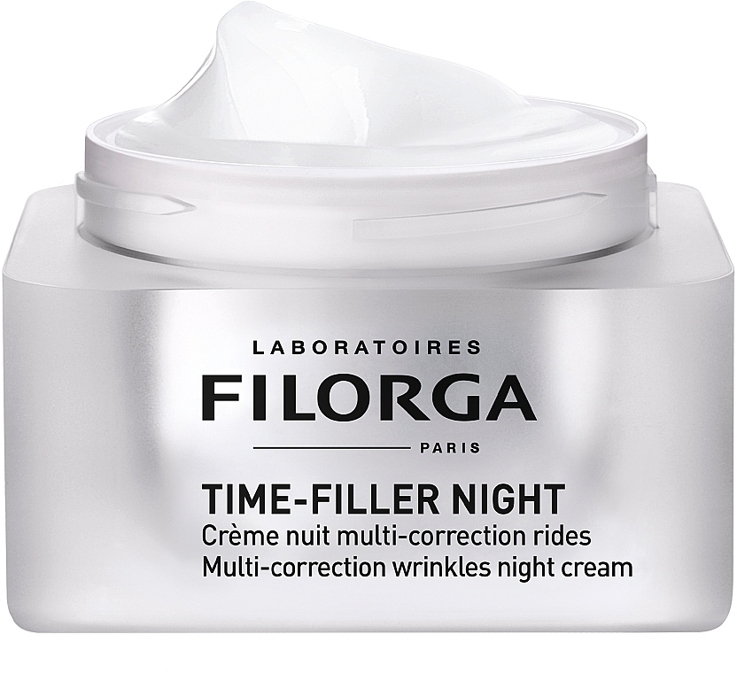 PRZECENA! Multikorekcyjny krem przeciwzmarszczkowy do twarzy - Filorga Time-filler Night Cream * — Zdjęcie N3