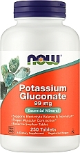 Kup Potas, 99mg - Now Foods Potassium Gluconate