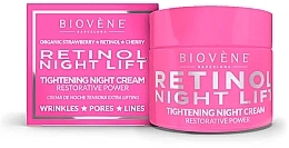 Liftingujący krem do twarzy na noc z retinolem - Biovene Retinol Night Lift Tightening Night Cream — Zdjęcie N1