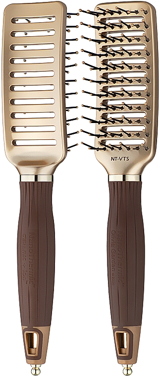 Szczotka do włosów - Olivia Garden Nano Thermic Ceramic + ion VTS Brush — Zdjęcie N3