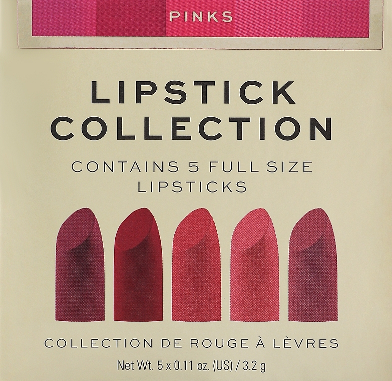 Zestaw 5 szminek do ust - Revolution Pro 5 Lipstick Collection Pinks