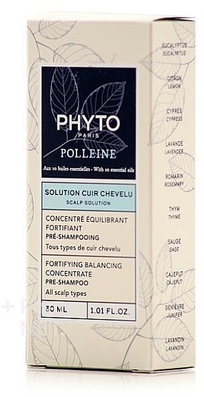 Wzmacniający koncentrat do włosów - Phyto Polleine Scalp Solution Fortifying Balancing Concentrate — Zdjęcie N1