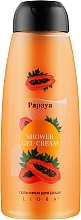 Kremowy żel pod prysznic Papaja - Liora Papaya Shower Gel-Cream — Zdjęcie N1