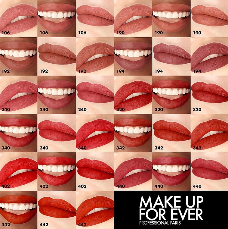 Długotrwała pomadka w płynie - Make Up For Ever Rouge Artist For Ever Matte 24HR Longwear Liquid Lipstick — Zdjęcie N2