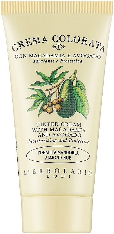 Podkład w kremie - L'Erbolario Crema Colorata Macadamia-Avocado — Zdjęcie N1