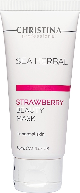 Truskawkowa maska do skóry normalnej - Christina Sea Herbal Beauty Mask Strawberry