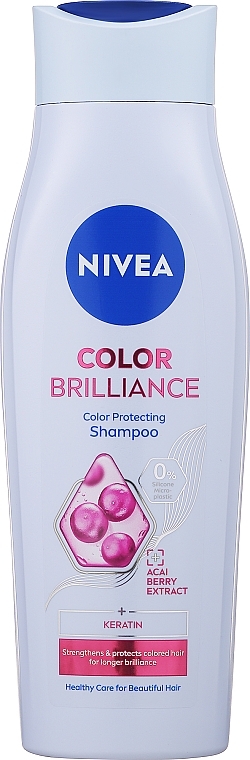 Szampon chroniący kolor do włosów farbowanych - NIVEA Color Protect pH Balace Mild Shampoo