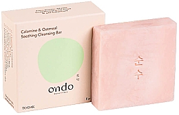 Mydło z owsem do twarzy i ciała - Ondo Beauty 36.5 Calamine & Oatmeal Soothing Cleansing Bar — Zdjęcie N1